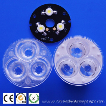 3*3W 3*1W LED Ceiling Light, Downlight, Spotlight Components (Lens PCB LED)
